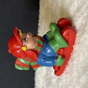 VINTAGE‎ SANTA FRIENDS CHRISTMAS PVC FIGURE W BERRIE SCHLEICH 1982 PTG